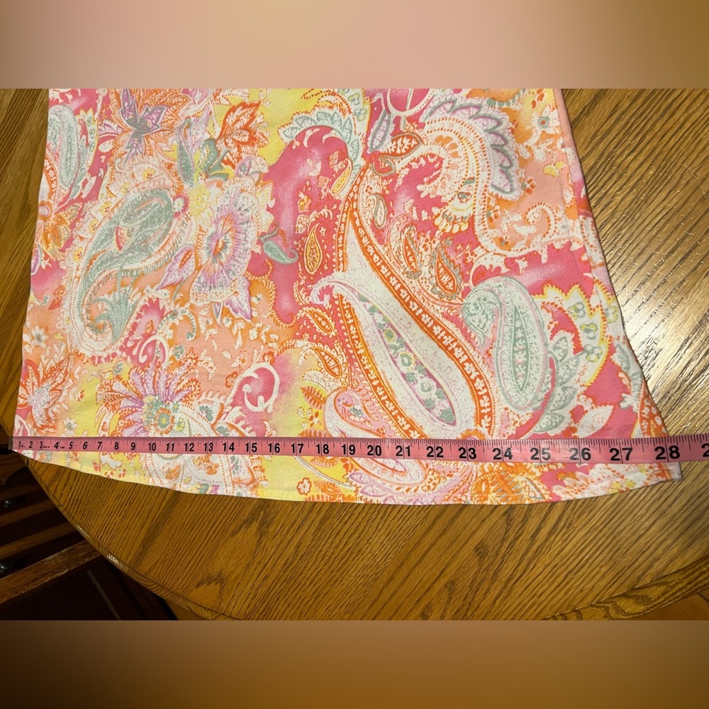 Ralph Lauren Paisley Sleeveless Nightgown Cotton Lace- Maxi Length 💕 NWOT! - Picture 7 of 13